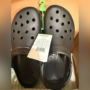 CROCS Classic Black Clogs